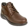 Botín Waterproof Piel Marron Plano Cordón Luisetti 31024 NA- W