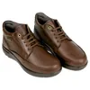 Botín Waterproof Piel Marron Plano Cordón Luisetti 31024 NA- W