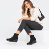 Botín Waterproof Negro Licra Adaptable Plantilla Extraíble Cuña Media Doctor Cutillas 64816