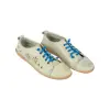 Zapatos Planos Piel Mujer Calado Floral Brans Talla 35