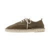 Alpargata Cordones Hombre Piel Serraje Carmen García 71S16