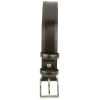 Cinturon Hombre de Piel con Brillo Doble Pespunte Blesrok 805