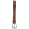 Cinturón de Piel Reversible para Mujer Fino Camel 993