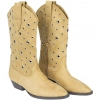 Botas Cowboy caladas mujer en antelina Corina M5001