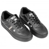Deportivo Paredes Retro Hombre en Piel Negro con Cordones 100