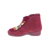 Zapatillas de Casa Bota de Mujer Invierno Granate con Cremallera Central Forro Lana Oveja Plantilla Extraible Doctor Cutillas 21674