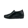 Zapato de Piel con Cuña Elasticos Laterales Doctor Cutillas 77214