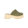 Zuecos Tacon Mujer en Piel Serraje con plantilla Gel Comoda - Inway 8324