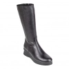 Bota Piel Cuña Media Cremallera Kaola 7620