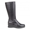 Bota Piel Cuña Media Cremallera Kaola 7620