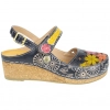 Sandalias Laura Vita Piel Cuña Corcho FACSCINEO 0121