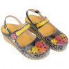 Sandalias Laura Vita Piel Cuña Corcho FACSCINEO 0121