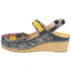 Sandalias Laura Vita Piel Cuña Corcho FACSCINEO 0121