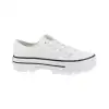 Zapatilla Lona Lois Blanca de Mujer con Plataforma puntera de goma Verano 61362