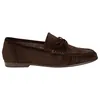Mocasín Mujer Plano Marrón Chocolate Antelina Joia FF-81