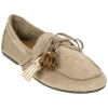 Zapato Mocasín Antelina Plano con Borlas Marquiiz 1509