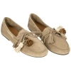 Zapato Mocasín Antelina Plano con Borlas Marquiiz 1509