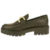 Mocasín Piel Teñido y Engrasado a Mano Plataforma Wikers