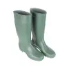 Bota de Goma Hombre Plana Verde P Agua 1066