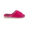 Zapatilla Casa Mujer Verano Abierta Toalla  Azul/Rosa 3007