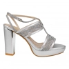 Sandalias de Fiesta con Tacón Ancho y Plantilla de Piel - Prestigio C-542