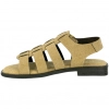 Sandalias cangrejeras de mujer de piel serraje con plantilla gel - Wikers T 162515