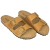 Sandalia Dos Hebillas Piel Hombre Plana Suver 520015 C