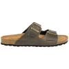 Sandalia Dos Hebillas Piel Hombre Plana Suver 520015 C