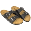 Sandalia Dos Hebillas Piel Hombre Plana Suver 520015 C