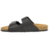 Sandalia Dos Hebillas Piel Hombre Plana Suver 520015 C