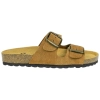 Sandalia Dos Hebillas Piel Serraje Mujer Plana Sevillas  A 61904