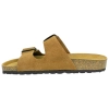 Sandalia Dos Hebillas Piel Serraje Mujer Plana Sevillas  A 61904