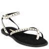Sandalia Beis Mujer Entrededo Tachas Plana Corina 6441