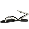 Sandalia Beis Mujer Entrededo Tachas Plana Corina 6441