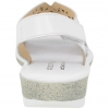 Sandalia Cuña Baja Piel Troquelada Velcro Doctor Cutillas 35334