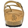 Sandalia Bio Dedo Piel Serraje Plana Hebilla Suver 520012