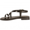 Sandalia Piel Tiras Finas Plantilla Gel Plana Wikers T 162835