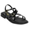 Sandalia Piel Tiras Finas con Hebillas Plantilla Gel Plana Wikers T-162836