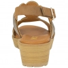 Sandalias de Piel para Mujer con Cuña y Plantilla de Gel - Wikers T-90863