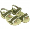 Sandalia Trekking Mujer Plana Piel Verde St. Gallen Genil 