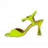 Sandalias de Vestir Mujer Verano Verde  Antelina y Metalizado Plantilla Piel Maria Mare 68439