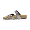 Sandalias Blanco Marron Negro Plomo Verde Hebilla Dedo Piso Fino Suver 520012