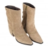 Botas de Media Caña Estilo Western con Polaina y Tachuelas - Top3 SS24719