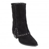 Botas de Media Caña Estilo Western con Polaina y Tachuelas - Top3 SS24719