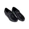 Zapatos de cuña en piel negra para mujer - Valerias 8532 Talla 36