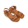 Sandalias Cuña Gel Piel Wikers D36414