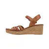 Sandalias Cuña Gel Piel Wikers D36414