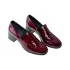 Mocasines mujer charol de Tacón Medio - Wikers E-124
