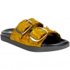 Sandalias Bio de Piel Trenzada Wikers para Mujer con Doble Hebilla - R-64787