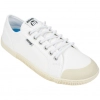 Zapatilla Lona Blanca Barefoot Mujer Mustang Free ARIA 60944